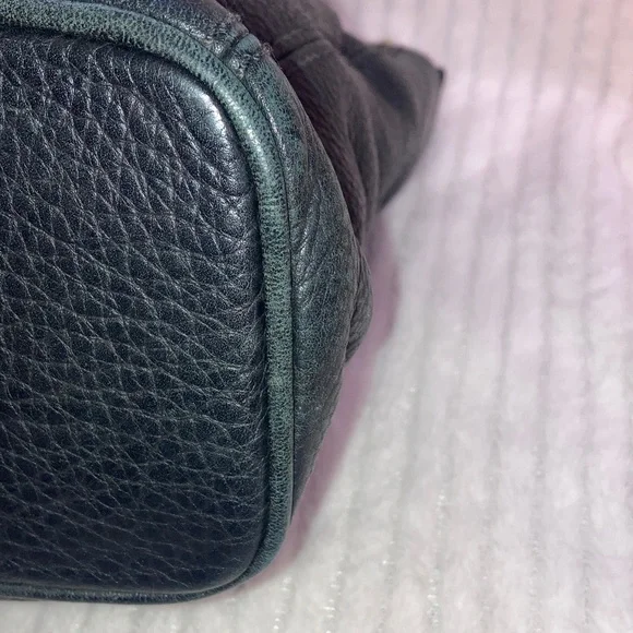 Coach VINTAGE 90’s  Black pebbled  Leather Shoulder Bag No-4924 NO CALLOUTS - Picture 5 of 13